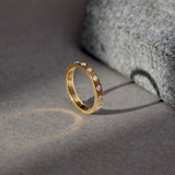 Minimalist Diamond Stackable Band