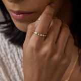 Minimalist Diamond Stackable Band