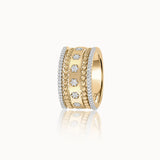 Chunky Stacked Diamond Band