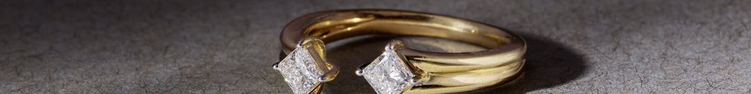 Princess Diamond Open Band
