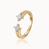 Princess Diamond Open Band