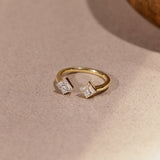 Open Cluster Princess Diamond Ring