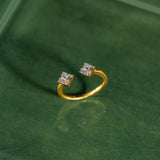 Open Cluster Princess Diamond Ring