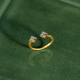Open Cluster Princess Diamond Ring