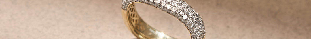 Tier Pave Diamond Band