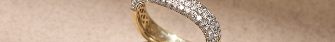 Tier Pave Diamond Band