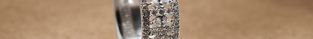 Marquise Row Diamond Ring