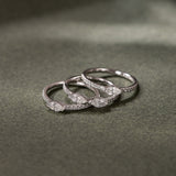 Three Stack Marquise Rings