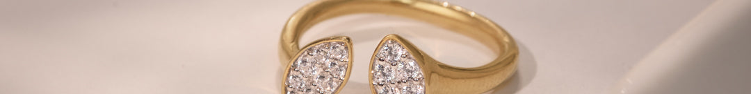 Twin Open Diamond Ring