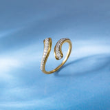 Quiet Curve Diamond Ring