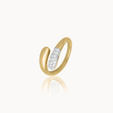 Radiant Flow Diamond Ring