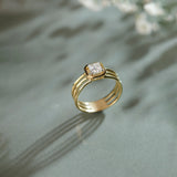 Cushion Solitaire Ring
