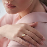 Wave Cluster Diamond Ring, 14K Solid Gold, 1/3 ct Lab Grown Diamond-5