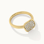 Wave Cluster Diamond Ring, 14K Solid Gold, 1/3 ct Lab Grown Diamond-6