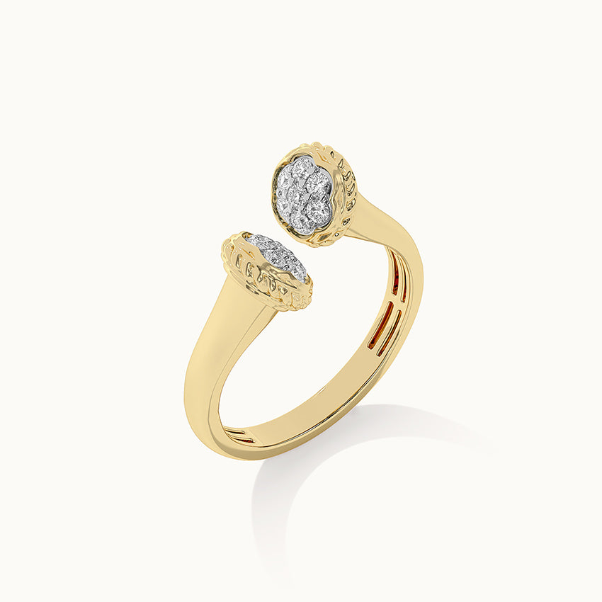 Quirky Open Diamond Ring