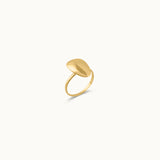 Gold Pebble Ring, 10K Solid Gold-2