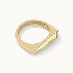 Comet Diamond Band, 14K Gold Vermeil, 1/20 ct Lab Grown Diamond-6