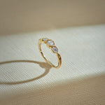 Entwine Stacker Ring, 14K Gold Vermeil, 1/3 ct Lab Grown Diamond-6