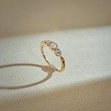 Entwine Stacker Ring, 14K Solid Gold, 1/3 ct Lab Grown Diamond-6