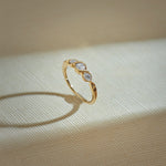 Entwine Stacker Ring, 14K Gold Vermeil, 1/3 ct Lab Grown Diamond-1