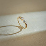 Entwine Stacker Ring, 14K Solid Gold, 1/3 ct Lab Grown Diamond-1