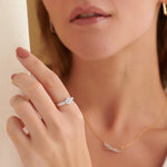 Floral Cluster Ring, 14K Solid Gold, 1/2 ct Lab Grown Diamond-4