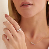 Floral Cluster Ring, 14K Solid Gold, 1/2 ct Lab Grown Diamond-4