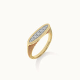 Fine Oval Diamond Band, 14K Solid Gold, 1/4 ct Lab Grown Diamond-9