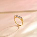 Fine Oval Diamond Band, 14K Solid Gold, 1/4 ct Lab Grown Diamond-8