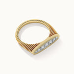 Fine Oval Diamond Band, 14K Solid Gold, 1/4 ct Lab Grown Diamond-7