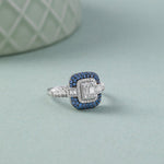 Deco Diamond Ring, 14K Solid Gold, 1/2 ct Lab Grown Diamond-2