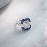 Deco Bold Ring, 14K Solid Gold, 1/2 ct Lab Grown Diamond-6