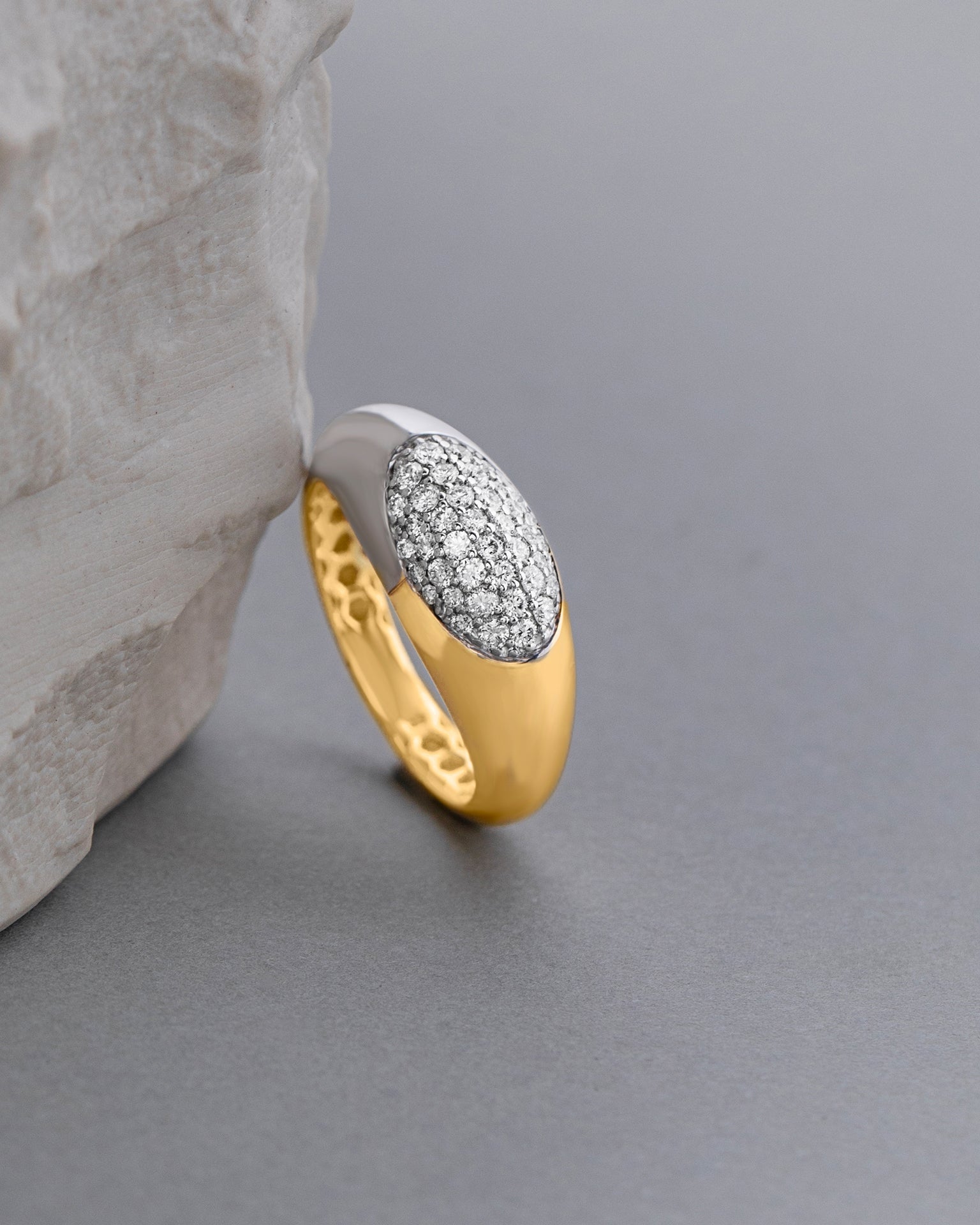 Two-Tone Bold Ring