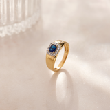 Emerald Cut Diamond Ring, 14K Solid Gold, 1/6 ct Lab Grown Diamond-1