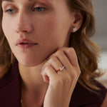 Sleek Diamond Band, 14K Gold Vermeil, 1/4 ct Lab Grown Diamond-2