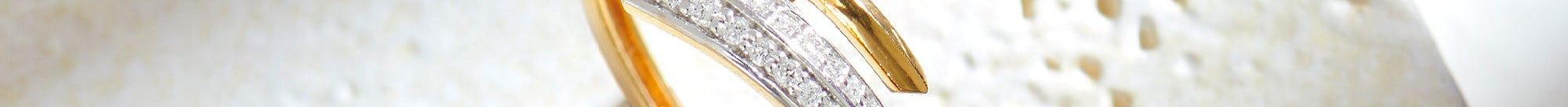 Bold Arrow Band, 14K Gold Vermeil, 1/8 ct Lab Grown Diamond-1