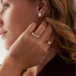 Pear Solitaire Spiral Ring, 14K Gold Vermeil, 1/2 ct Lab Grown Diamond-2