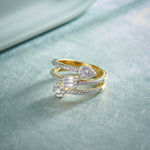Glint Diamond Coil Ring, 14K Gold Vermeil, 5/8 ct Lab Grown Diamond-6