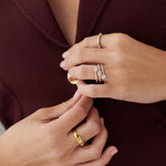 Glint Diamond Coil Ring, 14K Gold Vermeil, 5/8 ct Lab Grown Diamond-2