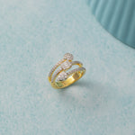 Glint Diamond Coil Ring, 14K Solid Gold, 5/8 ct Lab Grown Diamond-5