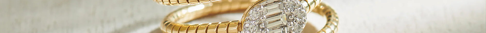 Dewdrop Diamond Coil Ring