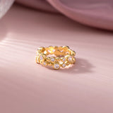 Bubbles Diamond Ring