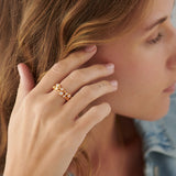 Bubbles Diamond Ring