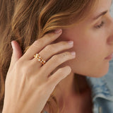 Bubbles Diamond Ring