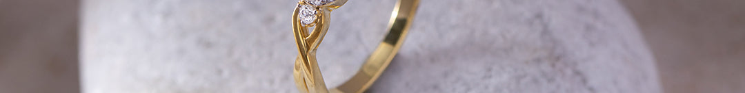 Twisted Elegance Diamond Ring