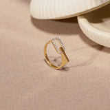 Glimmer Lock Diamond Ring