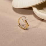 Glimmer Lock Diamond Ring