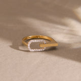 Glimmer Lock Diamond Ring
