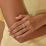 Spiral Diamond Ring