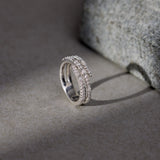 Spiral Diamond Ring